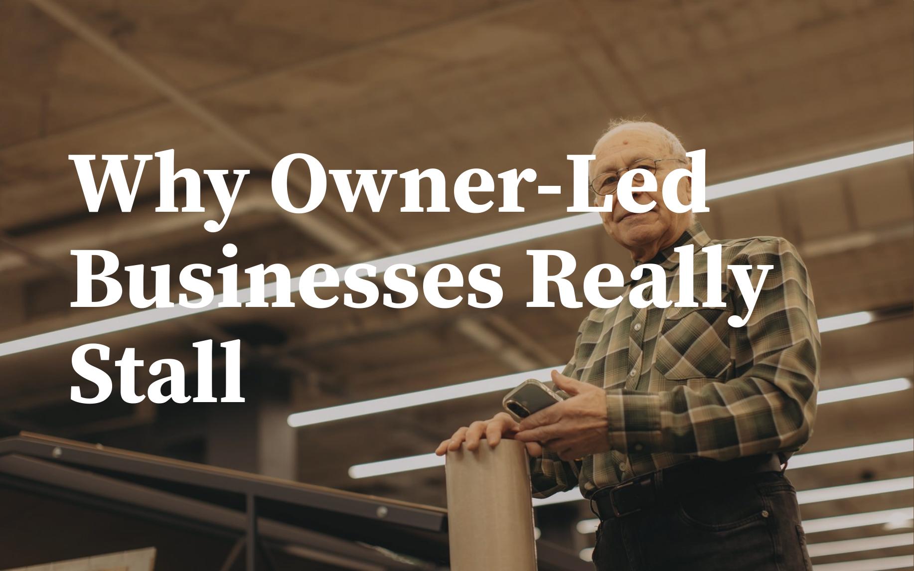 First page of Why Owner-Led Businesses Really Stall