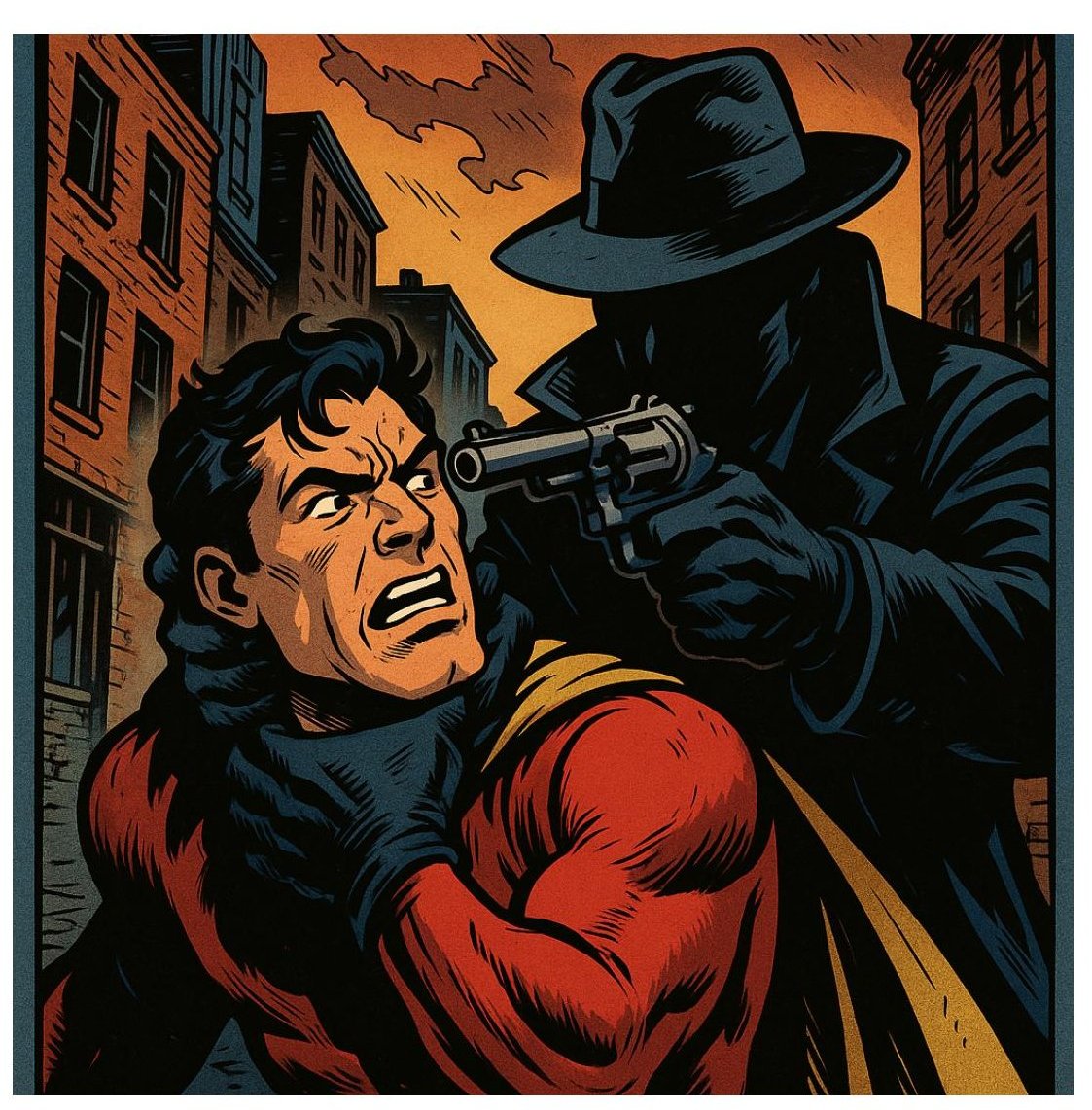 The Bridge Across the River, panel 2: Mid-story beat — character consistency holds.